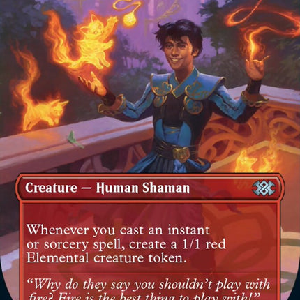 Young Pyromancer (Borderless Alternate Art) [Double Masters 2022]