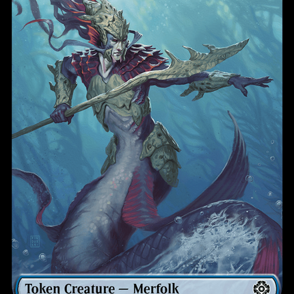 Boar // Merfolk (0003) Double-Sided Token [The Lost Caverns of Ixalan Commander Tokens]