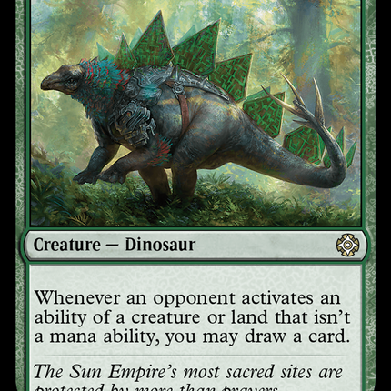 Runic Armasaur [The Lost Caverns of Ixalan Commander]