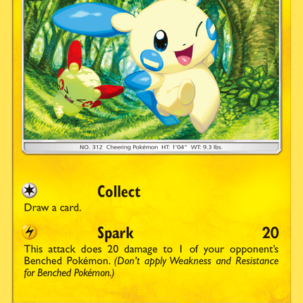 Minun (34/73) [Sun & Moon: Shining Legends]