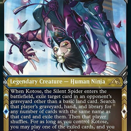 Kotose, the Silent Spider (Showcase Ninja) [Kamigawa: Neon Dynasty]