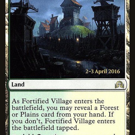 Fortified Village [Shadows over Innistrad Prerelease Promos]