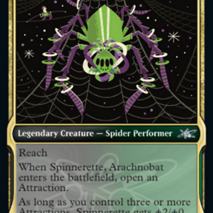 Spinnerette, Arachnobat (Showcase) (Galaxy Foil) [Unfinity]