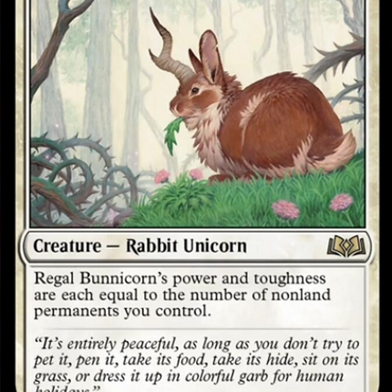 Regal Bunnicorn [Wilds of Eldraine]