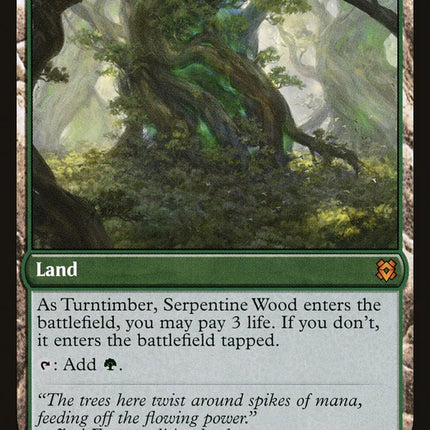 Turntimber Symbiosis // Turntimber, Serpentine Wood [Zendikar Rising]