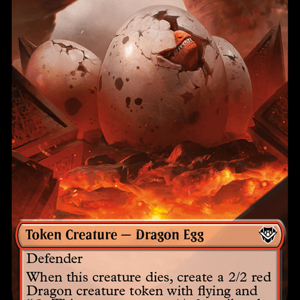 Dragon Egg // Dragon Double-Sided Token [Outlaws of Thunder Junction Commander Tokens]