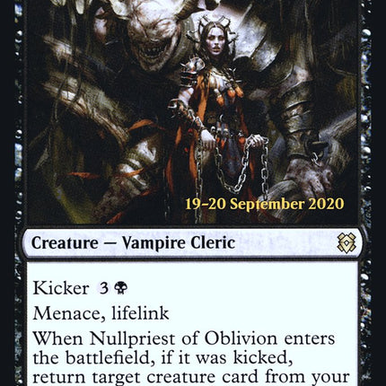 Nullpriest of Oblivion [Zendikar Rising Prerelease Promos]