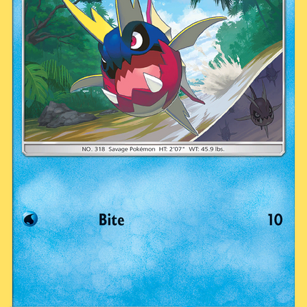 Carvanha (27/145) [Sun & Moon: Guardians Rising]