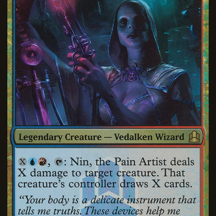 Nin, the Pain Artist (Launch) (Oversized) [Commander 2011 Oversized]