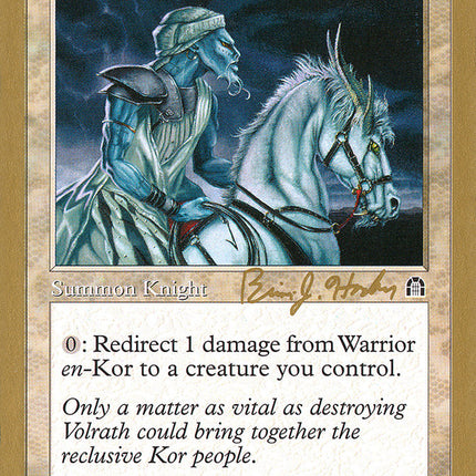 Warrior en-Kor (Brian Hacker) [World Championship Decks 1998]