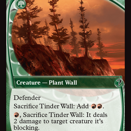 Tinder Wall (Future Sight) [Mystery Booster 2]