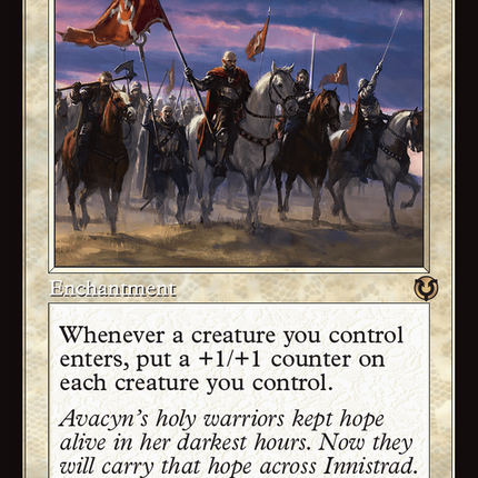 Cathars' Crusade (Retro Frame) [Innistrad Remastered]