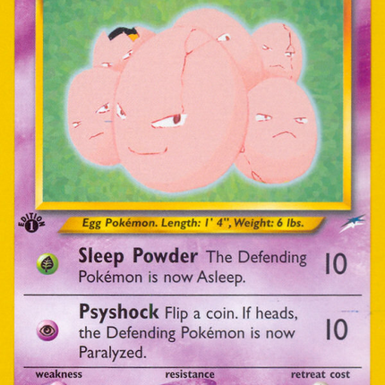 Exeggcute (64/105) [Neo Destiny 1st Edition]