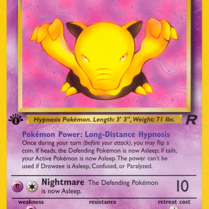 Drowzee (54/82) [Team Rocket 1st Edition]