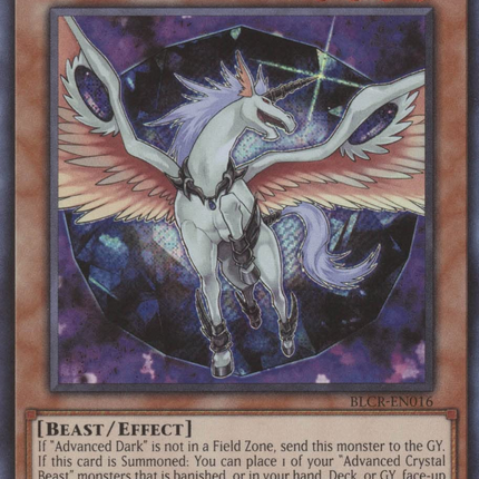 Advanced Crystal Beast Sapphire Pegasus [BLCR-EN016] Secret Rare