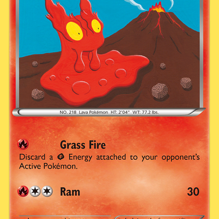 Slugma (22/160) [XY: Primal Clash]