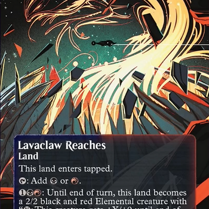 Lavaclaw Reaches (0067) (Borderless) [Edge of Eternities: Stellar Sights]