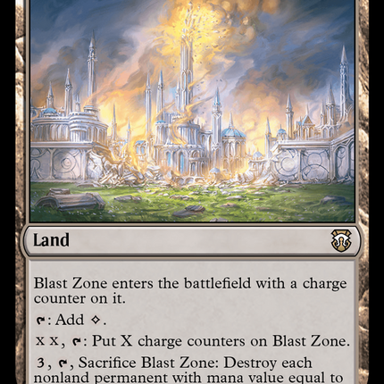 Blast Zone (Ripple Foil) [Modern Horizons 3 Commander]