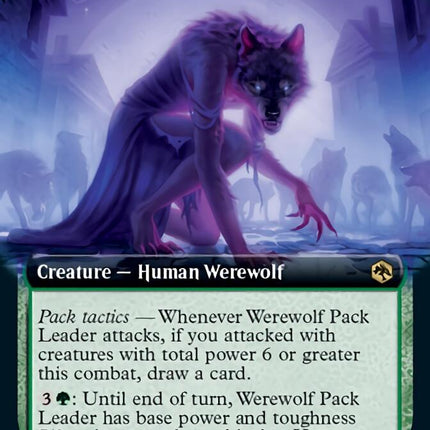 Werewolf Pack Leader (Extended Art) [Dungeons & Dragons: Adventures in the Forgotten Realms]