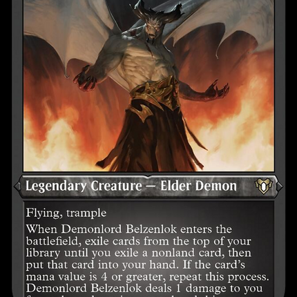 Demonlord Belzenlok (Foil Etched) [Commander Masters]