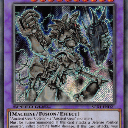 Ultimate Ancient Gear Golem [SGX1-END21] Secret Rare