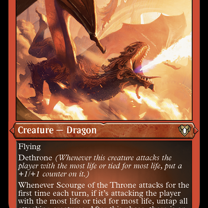 Scourge of the Throne (Foil Etched) [Commander Masters]