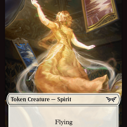 Spirit (0006) // Treasure Double-Sided Token [Duskmourn: House of Horror Tokens]