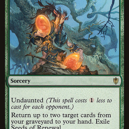 Seeds of Renewal [Commander 2016]