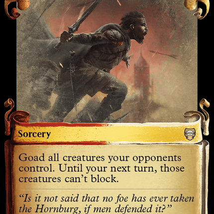 Taunt from the Rampart [The Lord of the Rings: Tales of Middle-Earth Commander Showcase Scrolls]