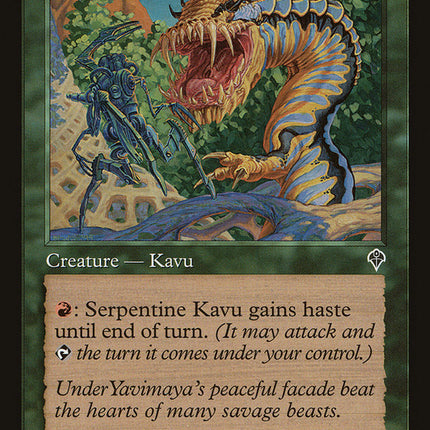 Serpentine Kavu [Invasion]