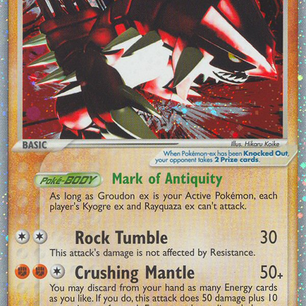 Groudon ex (93/101) [EX: Hidden Legends]