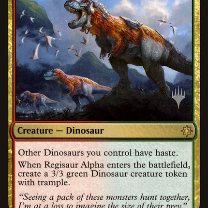 Regisaur Alpha (Promo Pack) [Ixalan Promos]