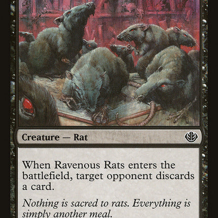 Ravenous Rats [Duel Decks: Garruk vs. Liliana]