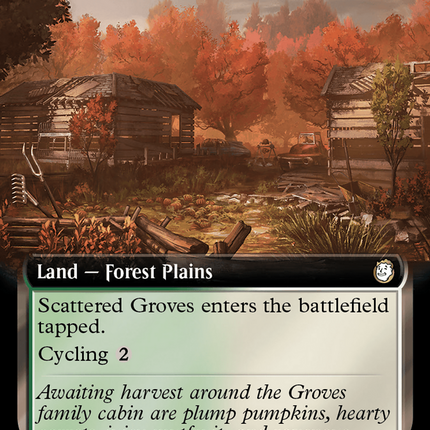 Scattered Groves (Extended Art) (Surge Foil) [Fallout]