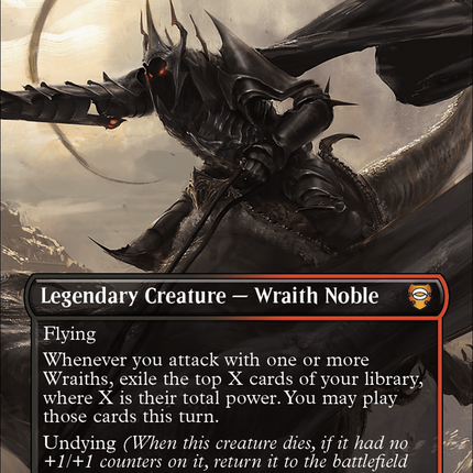 Witch-king, Sky Scourge (Borderless) (Surge Foil) [The Lord of the Rings: Tales of Middle-Earth Commander]