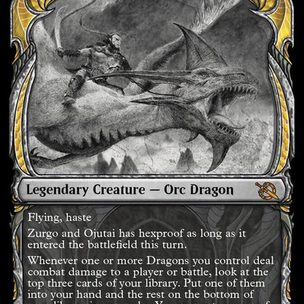 Zurgo and Ojutai (Showcase Planar Booster Fun) [March of the Machine]