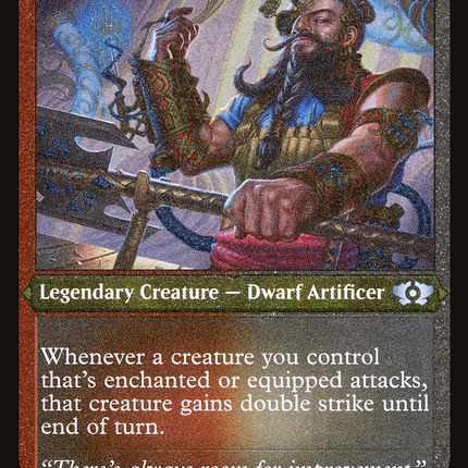 Reyav, Master Smith (Foil Etched) [Multiverse Legends]