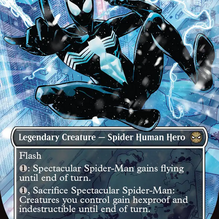 Spectacular Spider-Man (0235) (Borderless) (Textured Foil) [Marvel's Spider-Man]