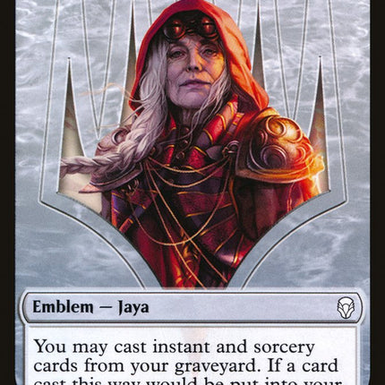 Jaya Ballard Emblem [Dominaria Tokens]