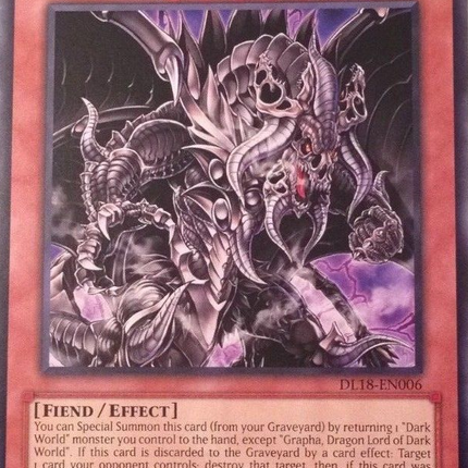 Grapha, Dragon Lord of Dark World (Blue) [DL18-EN006] Rare