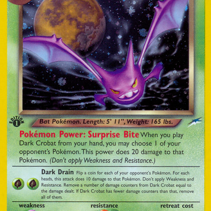 Dark Crobat (2/105) [Neo Destiny 1st Edition]