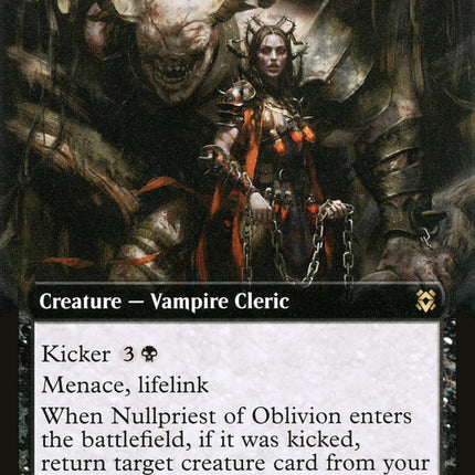 Nullpriest of Oblivion (Extended Art) [Zendikar Rising]
