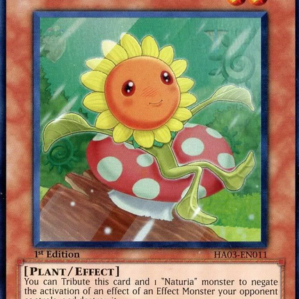 Naturia Sunflower [HA03-EN011] Super Rare