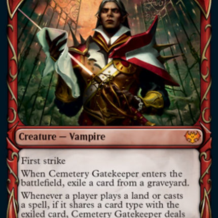 Cemetery Gatekeeper (Showcase Fang Frame) [Innistrad: Crimson Vow]