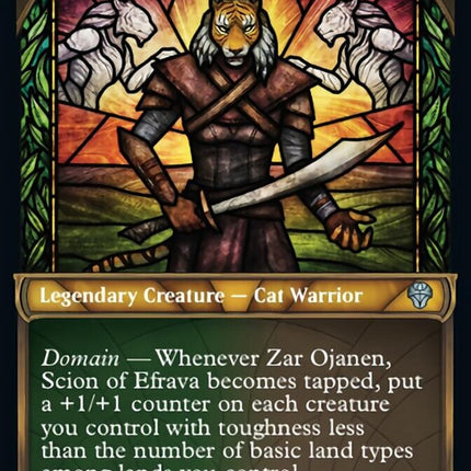 Zar Ojanen, Scion of Efrava (Showcase Textured) [Dominaria United]