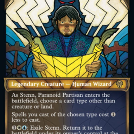 Stenn, Paranoid Partisan (Showcase Textured) [Dominaria United]