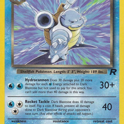 Dark Blastoise (20/82) [Team Rocket Unlimited]