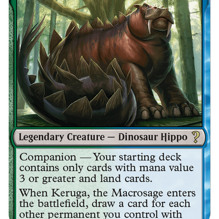 Keruga, the Macrosage (White Border) [Mystery Booster 2]