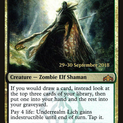 Underrealm Lich [Guilds of Ravnica Prerelease Promos]