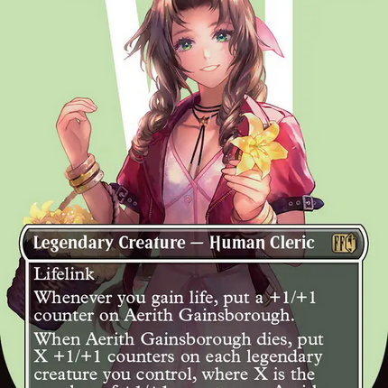 Aerith Gainsborough (Borderless) [FINAL FANTASY]
